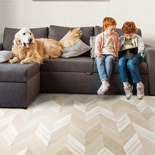 CHEVRON CREAM ПРОБКОВОЕ ПОКРЫТИЕ CORKSTYLE ПРОБКОВЫЙ ПОЛ КЛЕЕВОЙ CHEVRON